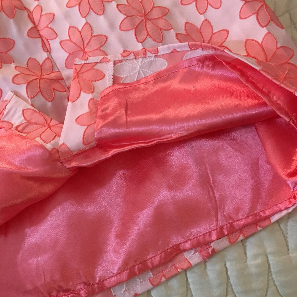 Perfect Satin/Floral Lace Dress - Picture 9 of 12